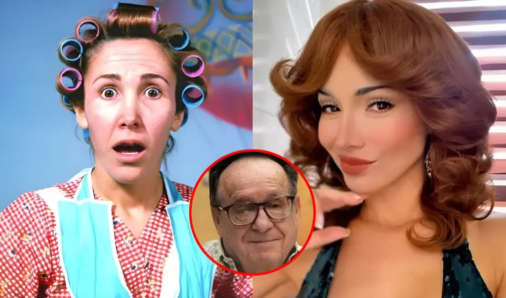 La actriz peruana Hany Portocarrera es Lucía Méndez en la serie 'Chespirito: Sin querer queriendo. Foto: composición LR/Instagram