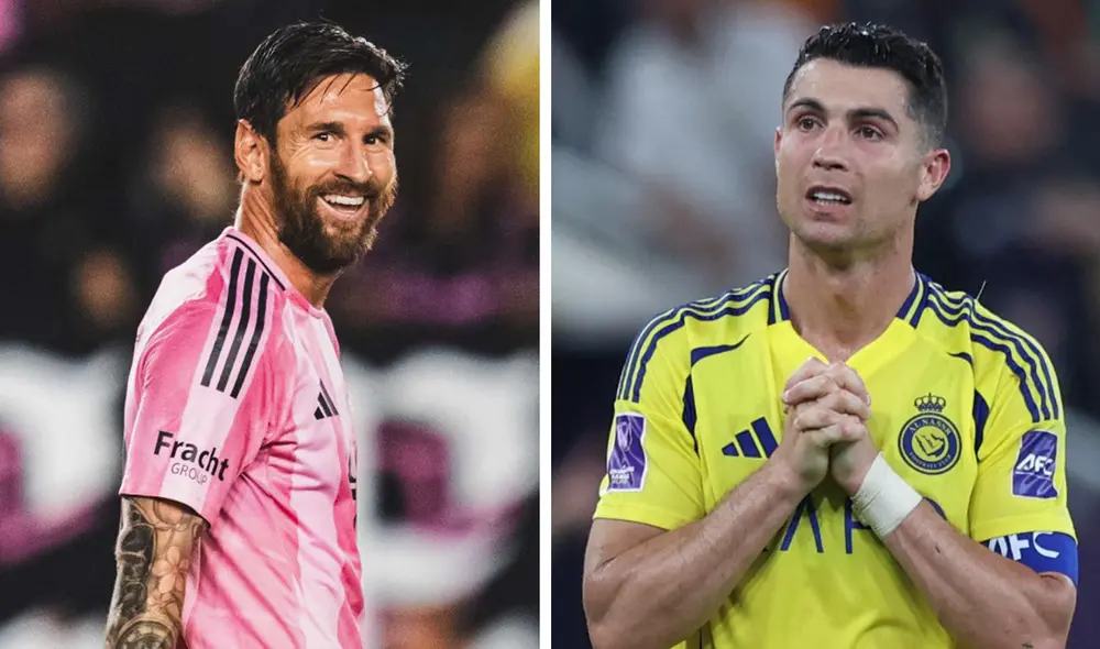 Lionel Messi ha marcado 110 goles de penal, mientras que Cristiano Ronaldo convirtió 184 tantos por esa vía. Foto: composición de LR/Inter Miami/AFP