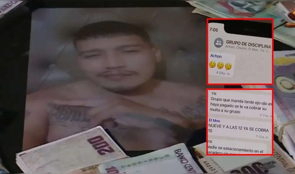 Los extorsionadores coordinaban sus hazañas por medio del "Grupo de disciplina". Foto: Composición LR