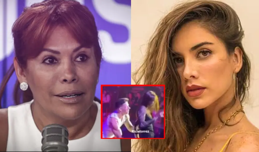 Korina Rivadeneira sufrió tocamientos indebidos por parte de un bailarín de circo la noche del domingo 20 de julio. Foto: Composición LR/ATV/Instagram.