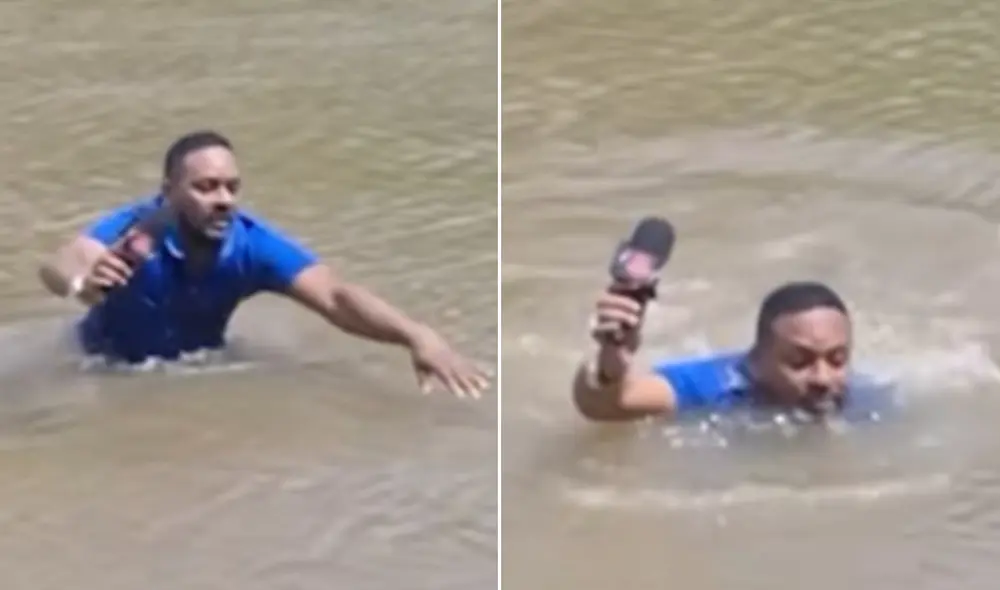Lenildo Frazão descubre el cuerpo de la niña desaparecida en el río Mearim. Captura de video Lenildo Frazão descubre el cuerpo de la niña desaparecida en el río Mearim. Captura de video