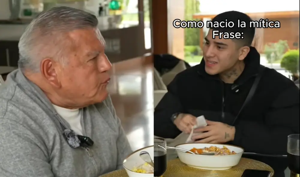 César Acuña le contó al streamer Cristorata que la frase cómo nació la frase 'plata como cancha'.