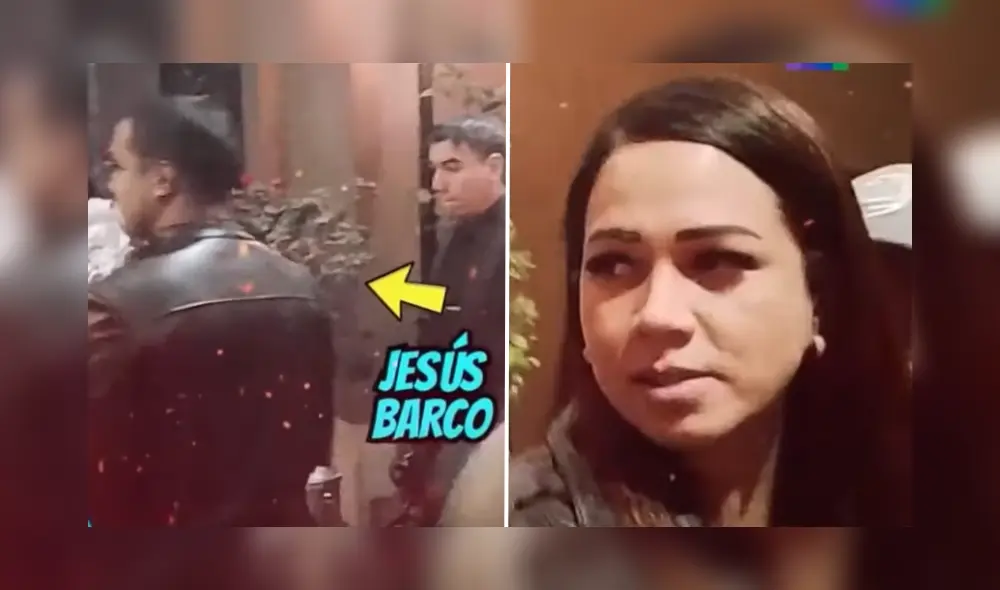 Melissa Klug y Jesús Barco distanciados en discoteca.