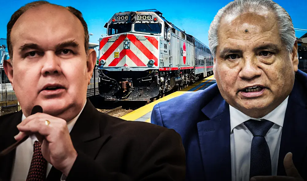 Rafael López Aliaga y César Sandoval se enfrascaron en fuerte discusión | Composición: Gerson Cardoso / Foto: LR.