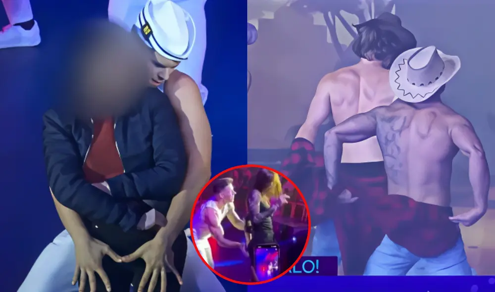 Las escenas del polémico show de Dioses del Circo. Foto: composición LR/difusión/ATV Las escenas del polémico show de Dioses del Circo. Foto: composición LR/difusión/ATV