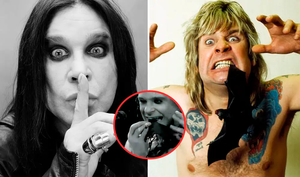 Ozzy Osbourne fue acusado de 'satánico' por usar vísceras animales y morder la cabeza de un murciélago.