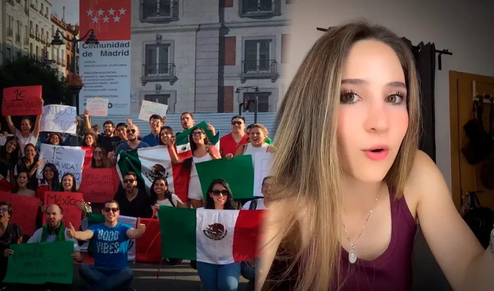 La joven mexicana señaló que debido a su concurrencia con ciudadanos de su país, México ha 'invadido' las calles de Madrid.