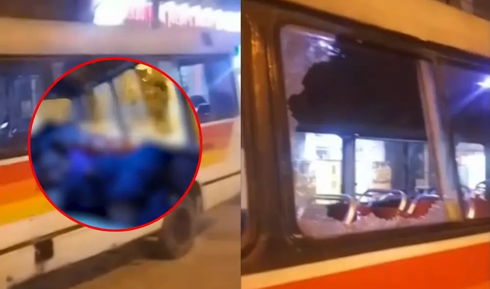 Extorsión en el transporte público de San Juan de Miraflores.