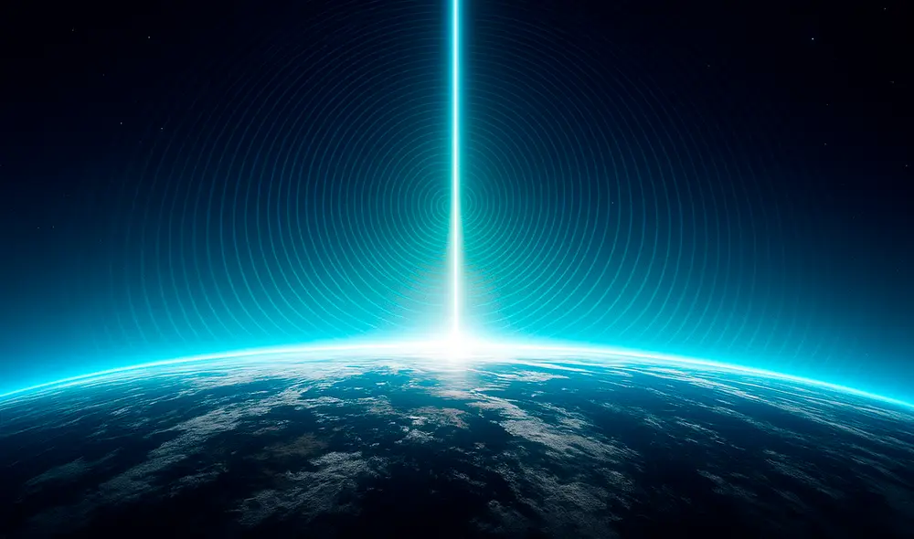 Las señales emitidas por los radares viajarían por el espacio y podrían ser detectadas por extraterrestres, según estudio. Foto: ChatGPT IA