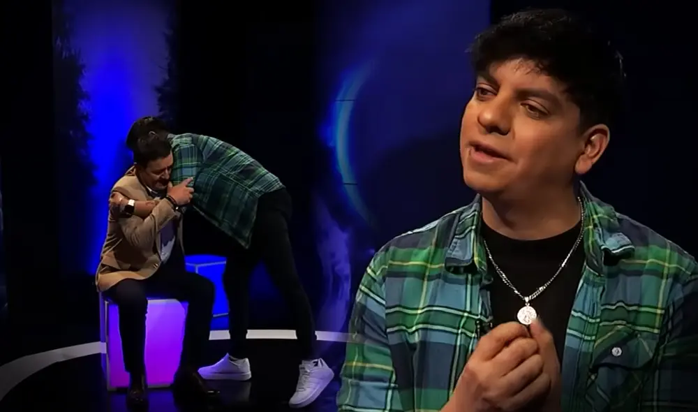 Frank Mendizábal emocionó al periodista Jois Mansilla durante la grabación de un programa