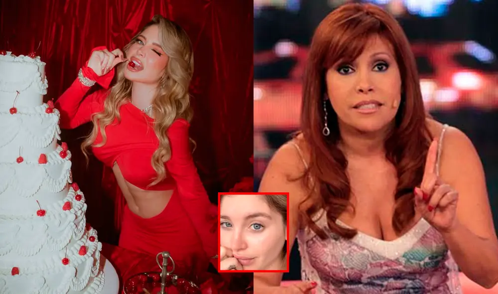 Flavia Laos acaba de cumplir 28 años. Foto: Composición LR/ATV/Instagram.