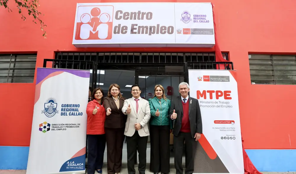MTPE y GORE Callao inauguran Centro de Empleo. Foto: Gob.pe