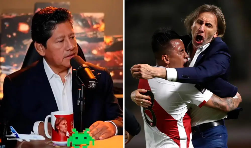 Edwin Oviedo contrató a Ricardo Gareca como DT de Perú en el 2015. Foto: composición de LR/captura de YouTube/AFP Edwin Oviedo contrató a Ricardo Gareca como DT de Perú en el 2015. Foto: composición de LR/captura de YouTube/AFP