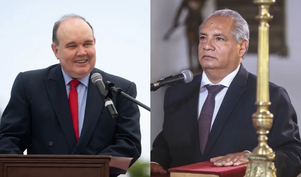 La tensión entre el alcalde de Lima y el ministro de Transportes continúa | Composición: LR. La tensión entre el alcalde de Lima y el ministro de Transportes continúa | Composición: LR.
