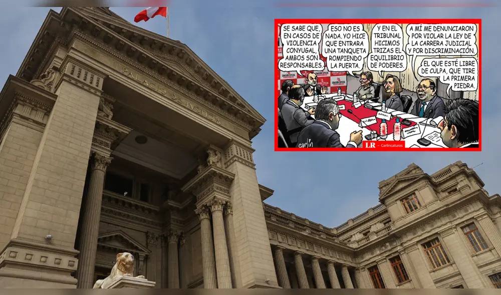 Carlincatura de hoy retrara el sistema judicial y quienes la operan. Foto: composición LR