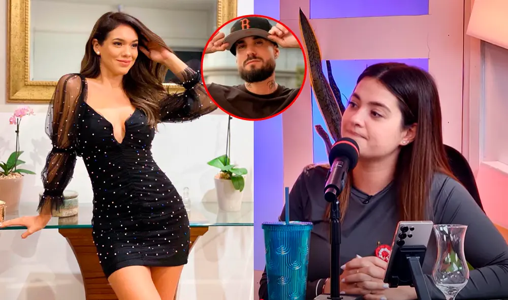 Majo con sabor y Gino Assereto oficializaron su romance a fines de enero de 2025. Foto: Composición LR/YouTube/AméricaTV.