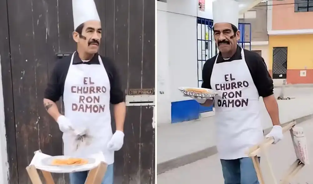Con gorra, bigote y churros, peruano revive al personaje de 'El Chavo del 8'. Con gorra, bigote y churros, peruano revive al personaje de 'El Chavo del 8'.