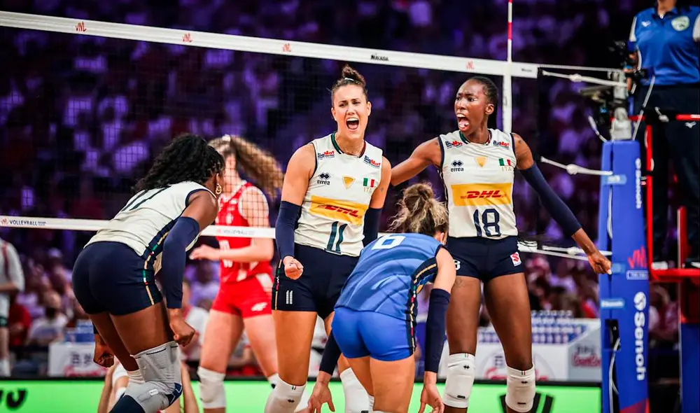 Paola Egonu fue la máxima anotadora de Italia con 17 puntos Paola Egonu fue la máxima anotadora de Italia con 17 puntos