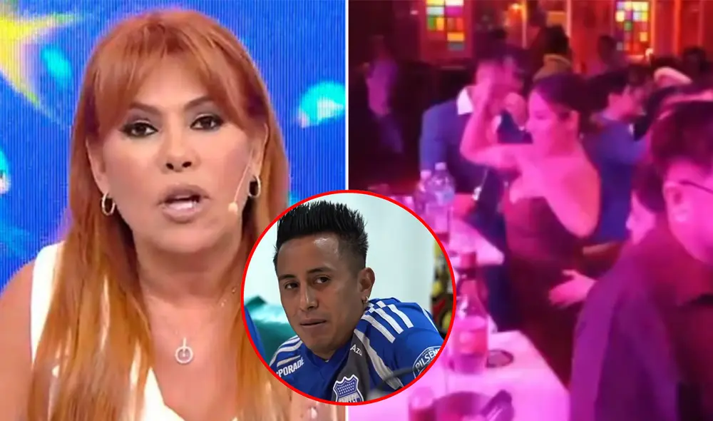 Magaly critica a Pamela López por salir de fiesta en pleno conflicto legal con Cueva. Foto: Composición LR/captura YouTube/captura TikTok/Difusión