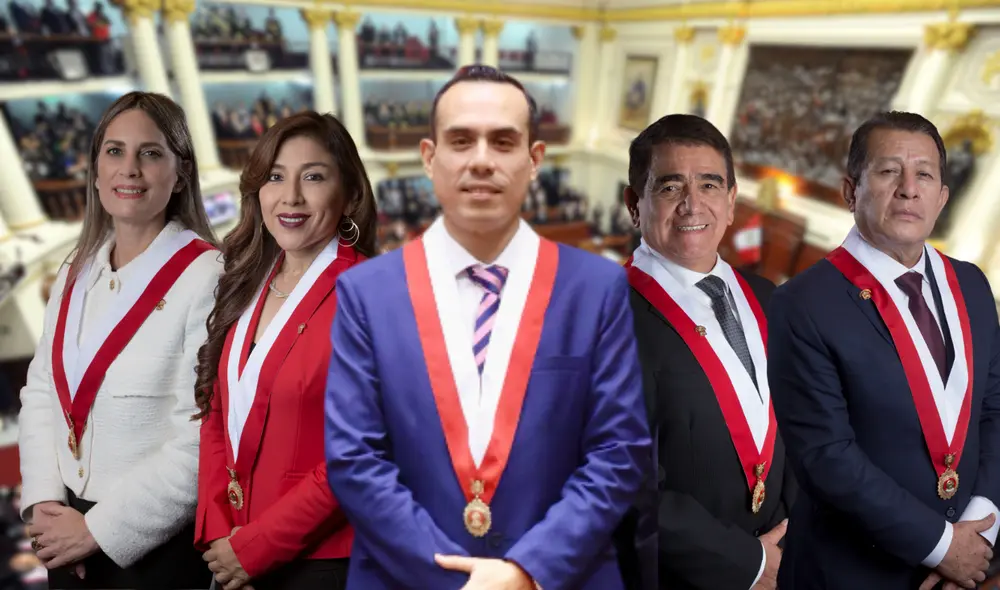 José Jerí fue elegido presidente de la Mesa Directiva del Congreso en su último año como unicameral. Foto: composición LR