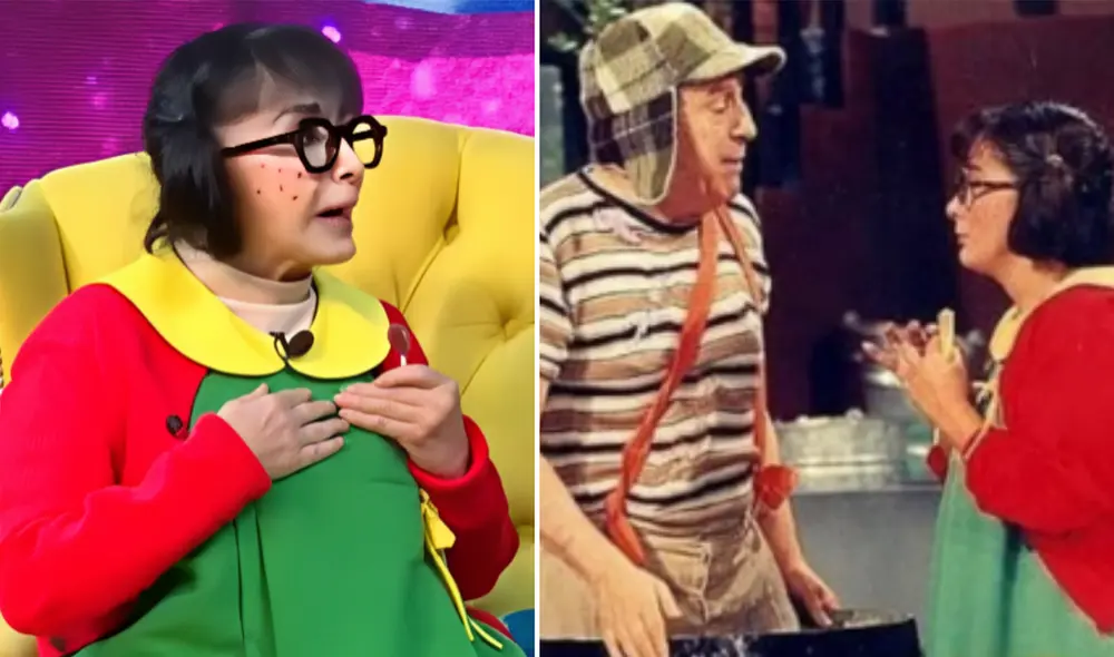 María Antonieta de las Nieves revela detalles de su distanciamiento con 'Chespirito'. Foto: Composición LR/captura América TV/Difusión