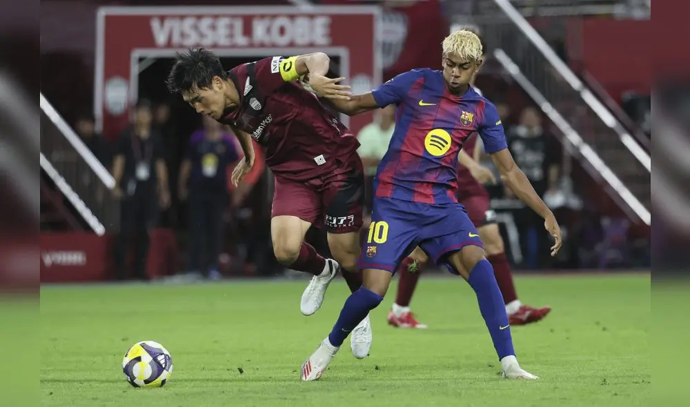 Barcelona y Vissel Kobe se enfrentaron en Japón. Foto: AFP