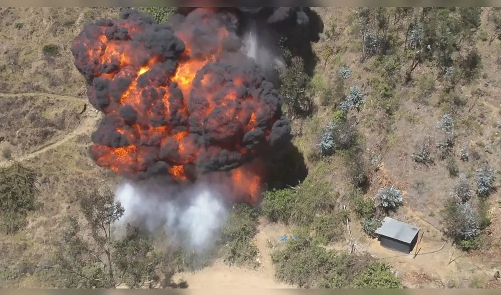 Bocaminas, socavones y campamentos fueron destruidos en Pataz. Bocaminas, socavones y campamentos fueron destruidos en Pataz.