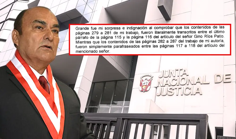 Gino Patio Ríos vuelve a estar en medio de otro cuestionamiento. Esta vez por presunto plagio. Foto: Composición/LR Gino Patio Ríos vuelve a estar en medio de otro cuestionamiento. Esta vez por presunto plagio. Foto: Composición/LR
