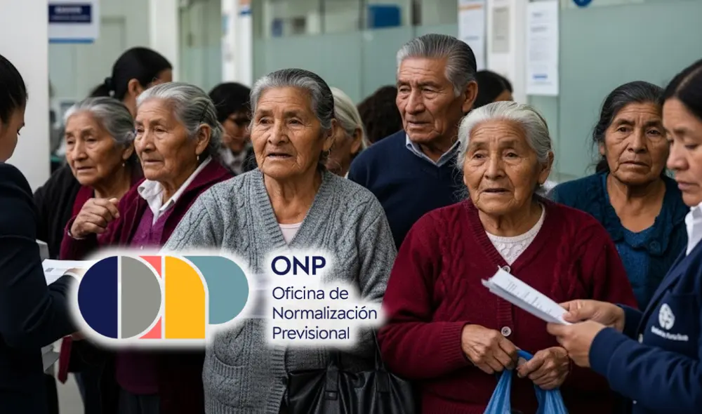 Los jubilados de la ONP pueden cobrar su pensión en las agencias del Banco de la Nación.