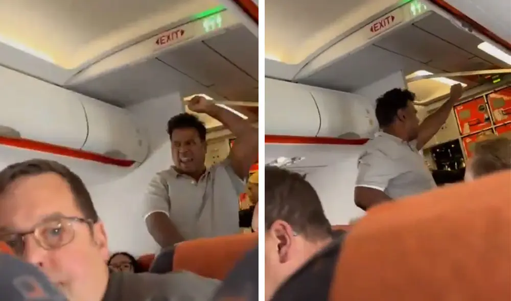 Un pasajero causó pánico en un vuelo de easyJet al gritar “voy a bombardear el avión” y lanzar amenazas contra EE. UU. Foto: composición LR/nyssa7/X