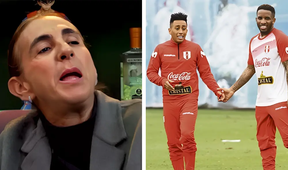 Natalia Málaga sorprende al tildar de 'agrandado' a Christian Cueva frente a Jefferson Farfán. Foto: Composición LR/captura TikTok/Difusión