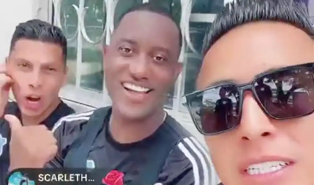 Christian Cueva es una de las figuras de Emelec en el fútbol ecuatoriano. Foto: composición LR/captura de Twitter de Javier Alava