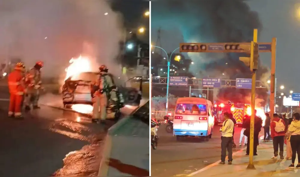 Inicialmente, el tramo con dirección a Acho fue bloqueado por operaciones de rescate. Foto: Composición LR Inicialmente, el tramo con dirección a Acho fue bloqueado por operaciones de rescate. Foto: Composición LR