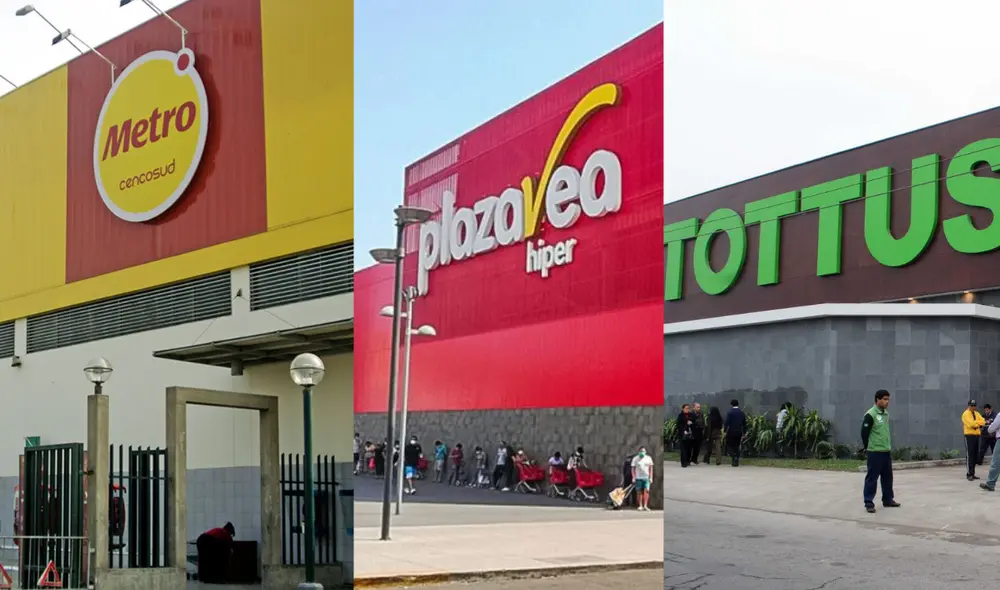 Los principales supermercados del Perú como Metro, Plaza Vea y Tottus mantendrán su horario habitual durante el feriado del 29 de julio por Fiestas Patrias.
