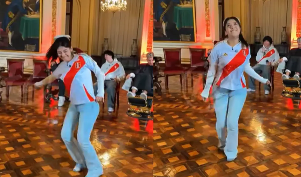 La tiktoker Zully comenzó a bailar huayno durante una transmisión en vivo en el canal 'Kick' de ElZeein.