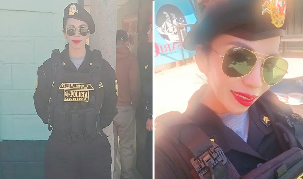 La efectivo policial detenida, quien enfrenta cargos por robo a gravado en Puno. Foto: Composición LR