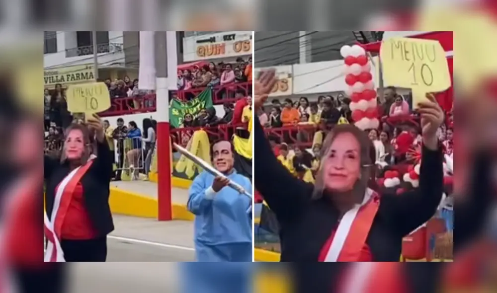 Un video publicado en TikTok parodia a Dina Boluarte.