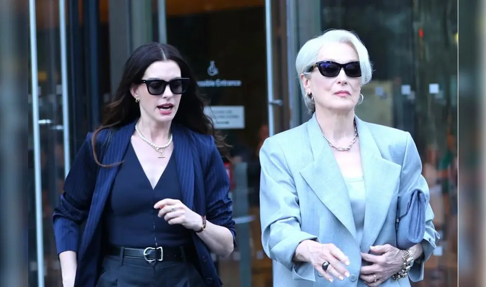 Anne Hathaway y Meryl Streep ya comparten los sets de rodaje. Anne Hathaway y Meryl Streep ya comparten los sets de rodaje.