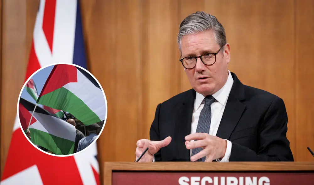 Keir Starmer expresó que Reino Unido considera reconocer el Estado palestino.