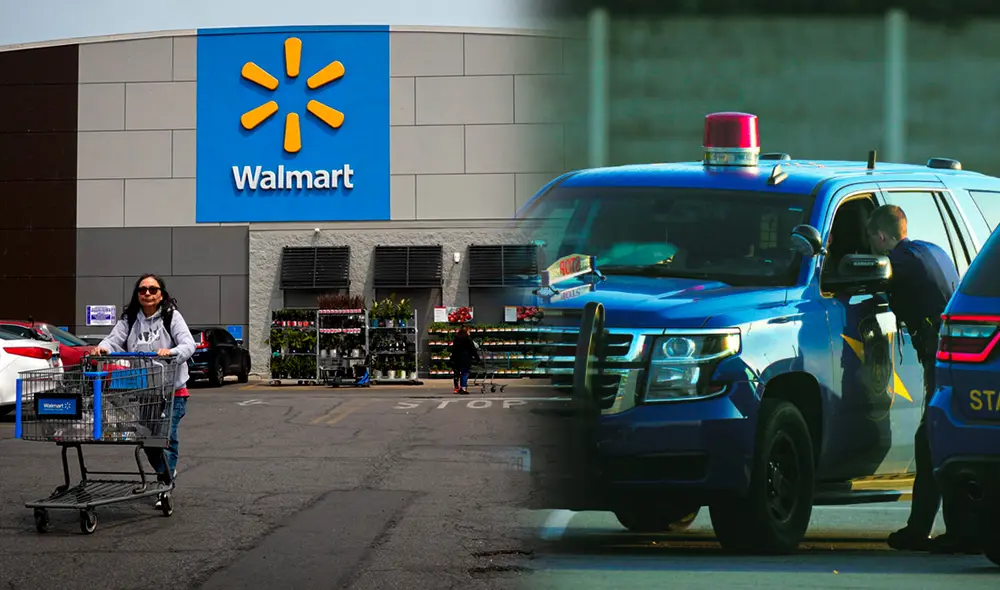 Policía encuentra cadáver dentro de un automóvil en estacionamiento de Walmart en Estados Unidos.
