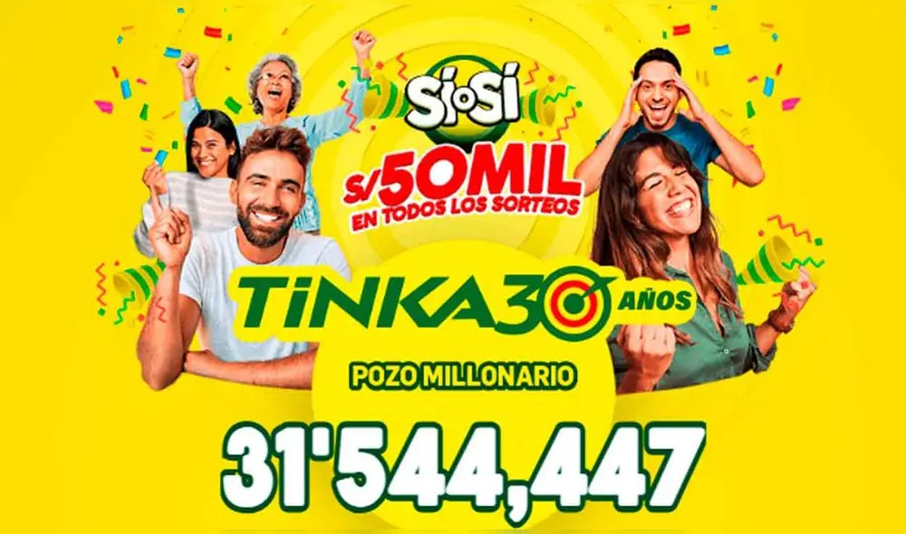 Conoce los números ganadores del sorteo de La Tinka del 30 de julio de 2025. Conoce los números ganadores del sorteo de La Tinka del 30 de julio de 2025.