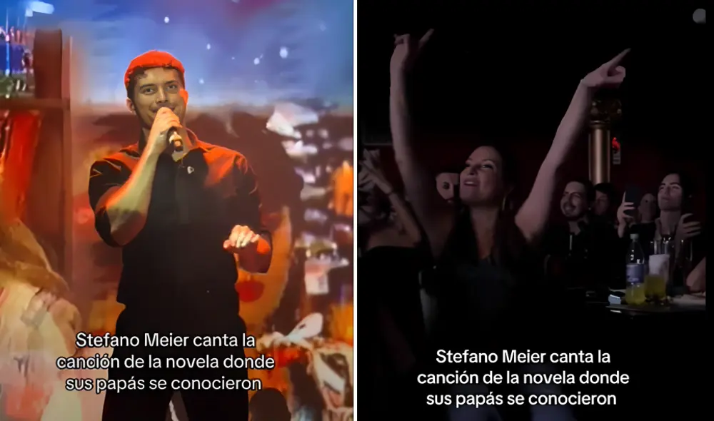 Stefano Meier cantó la canción ‘Gorrión’ y desató la emoción de su madre, quien estaba presente en medio del público.