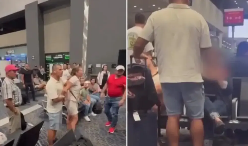 Reconocida abogada fue agredida por un hombre en sala de espera del aeropuerto El Dorado, de Bogotá - Colombia. Foto: Captura Tik Tok Reconocida abogada fue agredida por un hombre en sala de espera del aeropuerto El Dorado, de Bogotá - Colombia. Foto: Captura Tik Tok