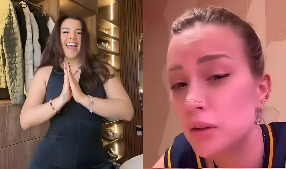 Estrella Torres mostró el resultado de su cirugía en redes tras críticas de Leslie Shaw. Foto: Composición LR/TikTok