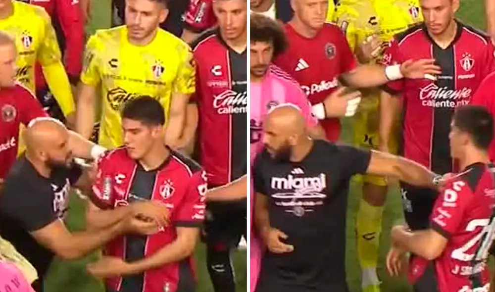 Yassine Cheuko se encarga de la seguridad de Lionel Messi desde que llegó al Inter Miami. Foto: composición LR/TVC Deportes