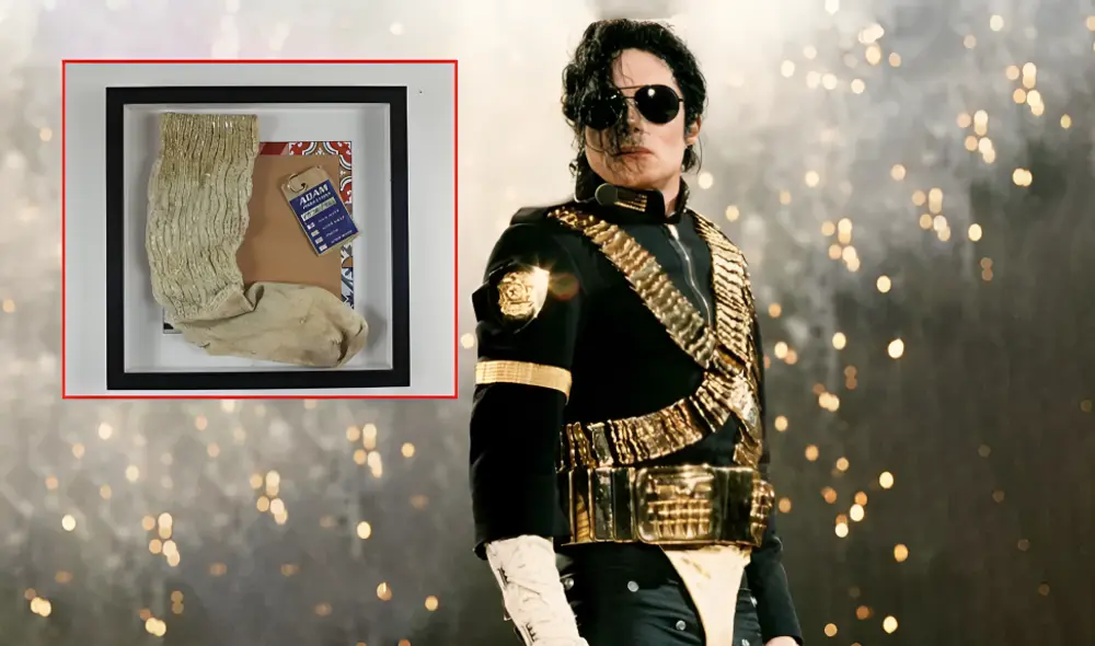 La media de Michael Jackson fue subastada por más de US$7.000.