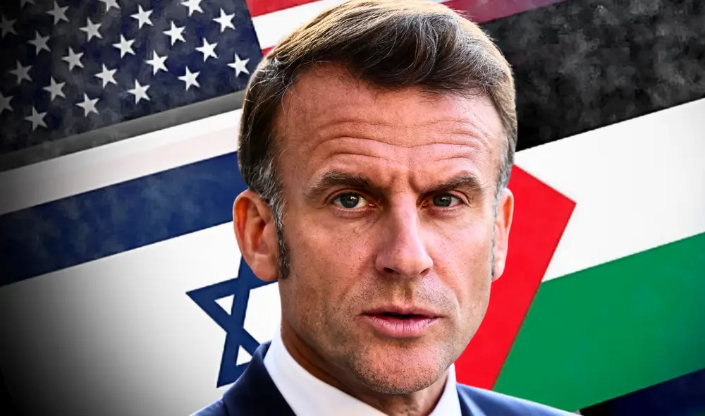 Macron reconocerá al Estado de Palestina en septiembre ante la ONU. Foto: AFP