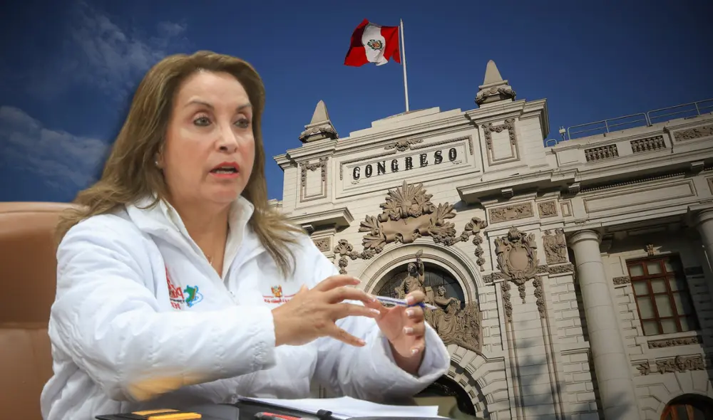 Congresistas votarán si brindan permiso o no a Boluarte. Foto: composición LR