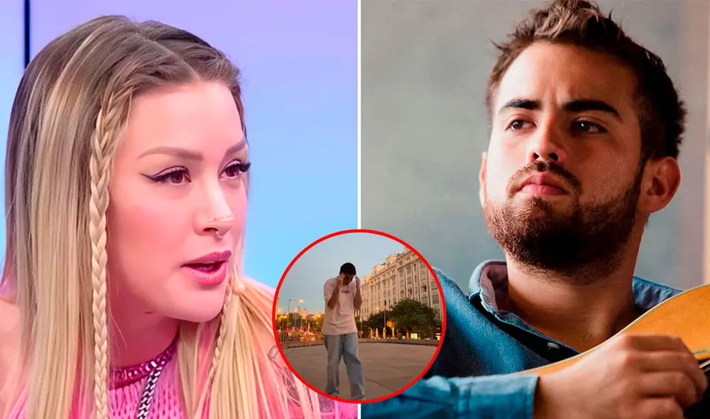 Leslie Shaw se burla del vestuario de César BK y él responde con contundente video. Foto: Composición LR/captura YouTube/Instagram/captura TikTok