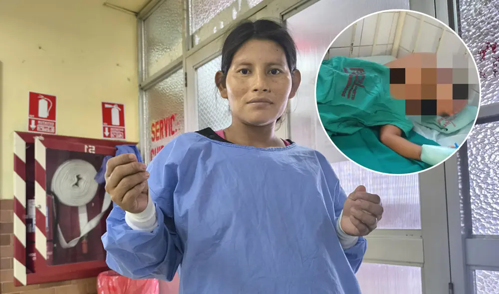 Madre acompaña a su hija en su proceso de recuperación. Foto: Yazmín Araujo - La República / difusión